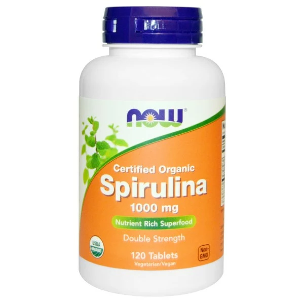 Organická Spirulina 1000 mg, 120 tablet