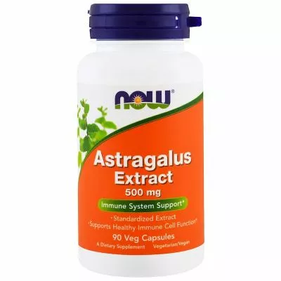 Now Foods Astragalus Extrakt 500 mg, 90 kapslí