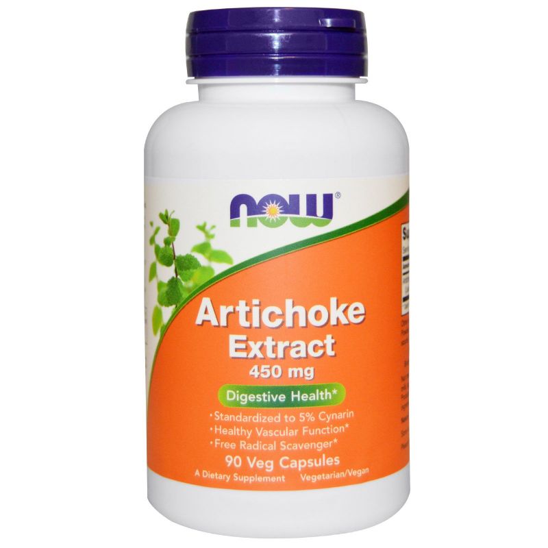Now Foods Artichoke Extract, 450 mg, 90 veg.kapslí