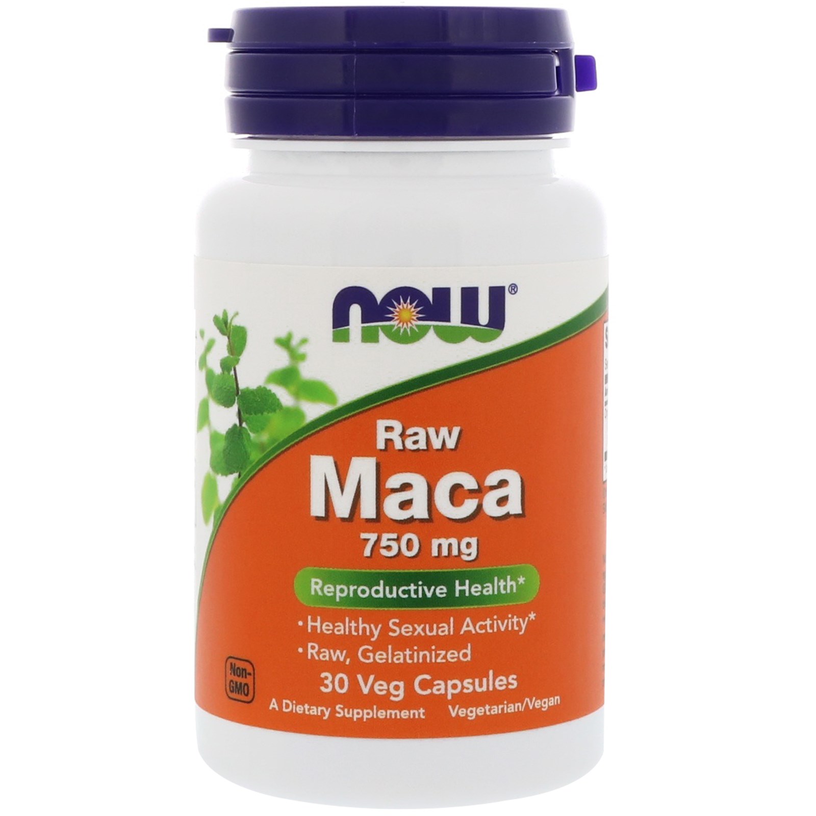 Now Foods Maca, 750 mg, 30 veg.kapslí