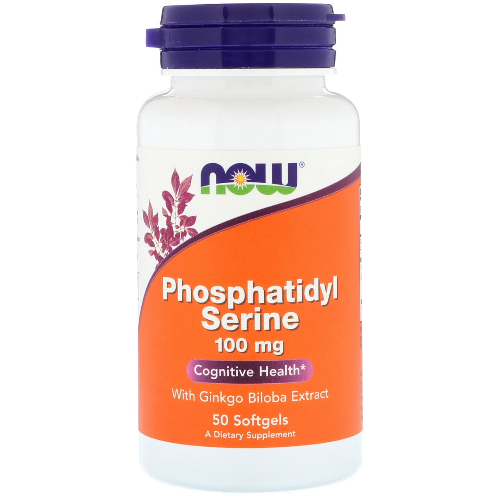 Now Foods Phosphatidyl Serin 100 mg, 50 softgels