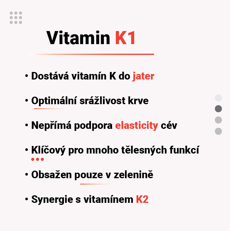Vitamin K1 benefity